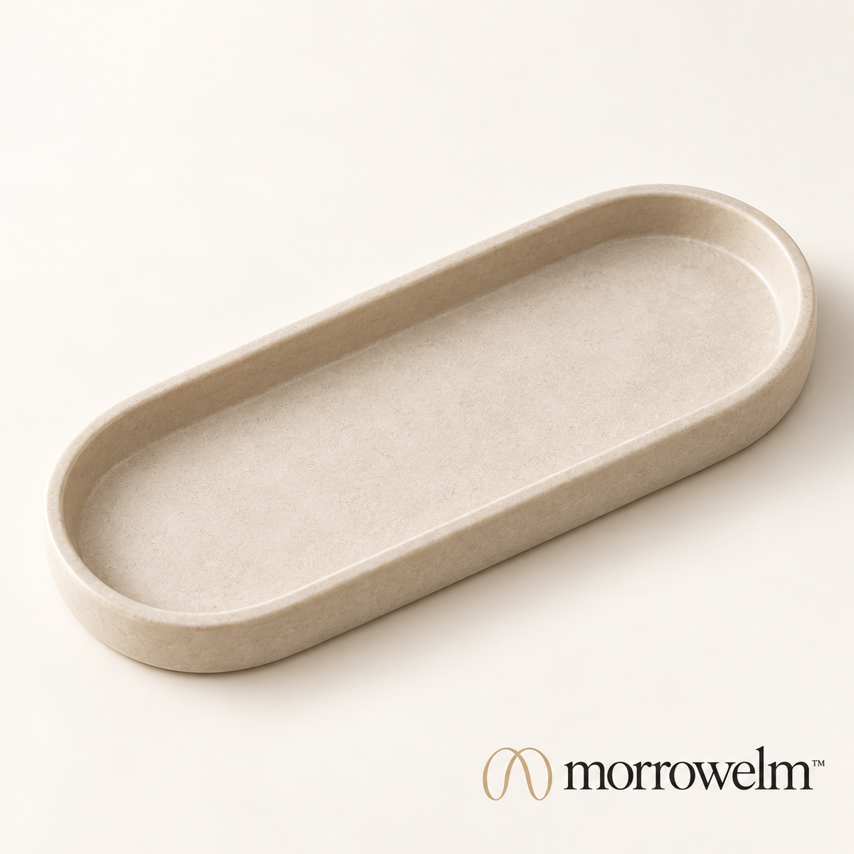 Beige Capsule Jewelry Tray