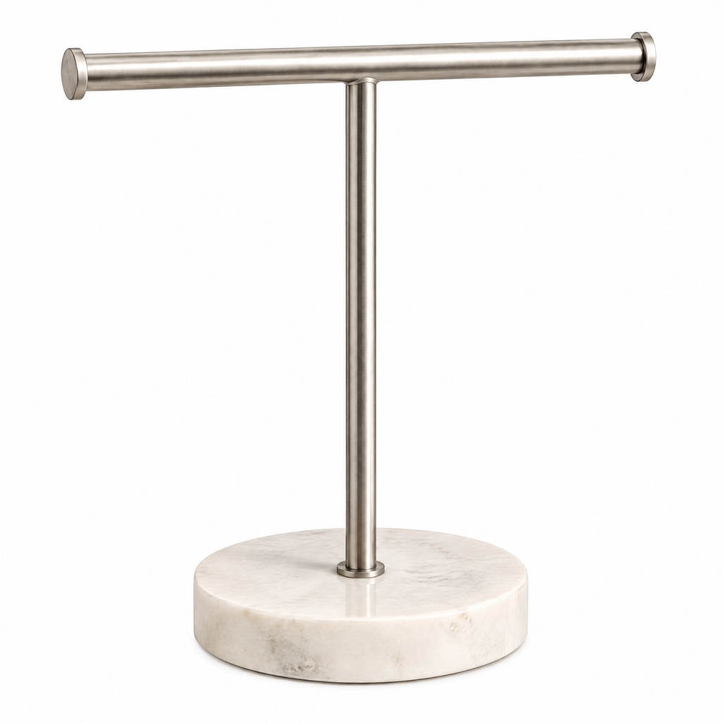 Gold-Tone T-Bar Jewelry Stand