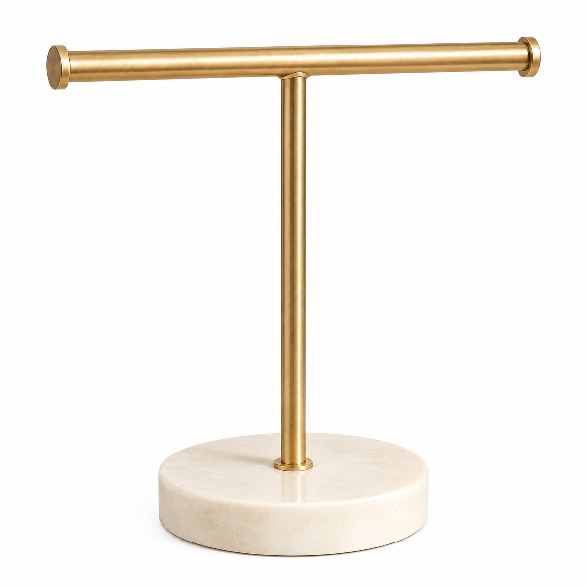 Gold-Tone T-Bar Jewelry Stand