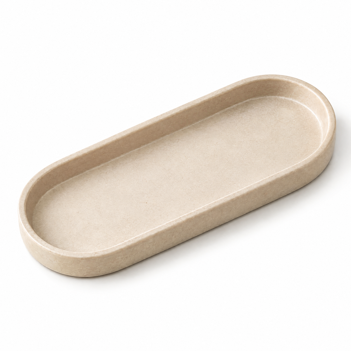 Beige Capsule Jewelry Tray
