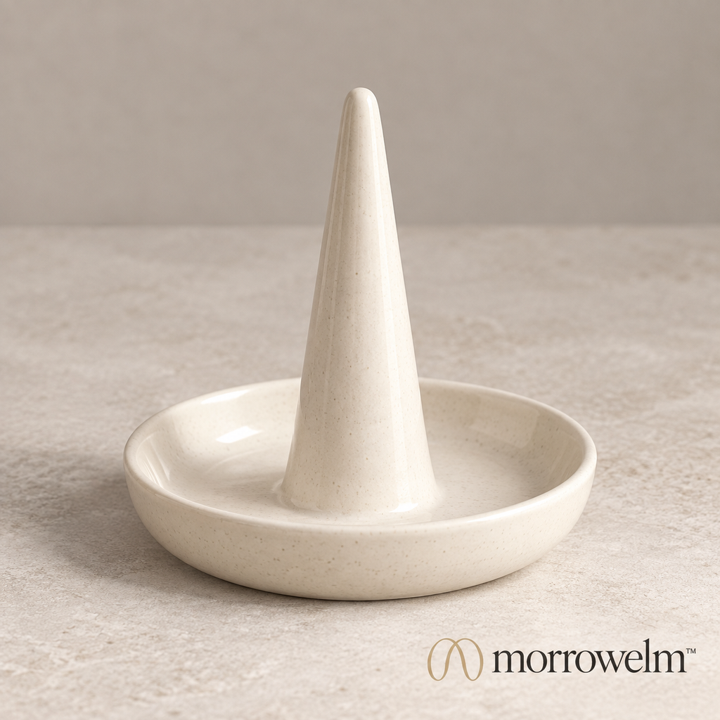 Ivory Cone Ring Holder