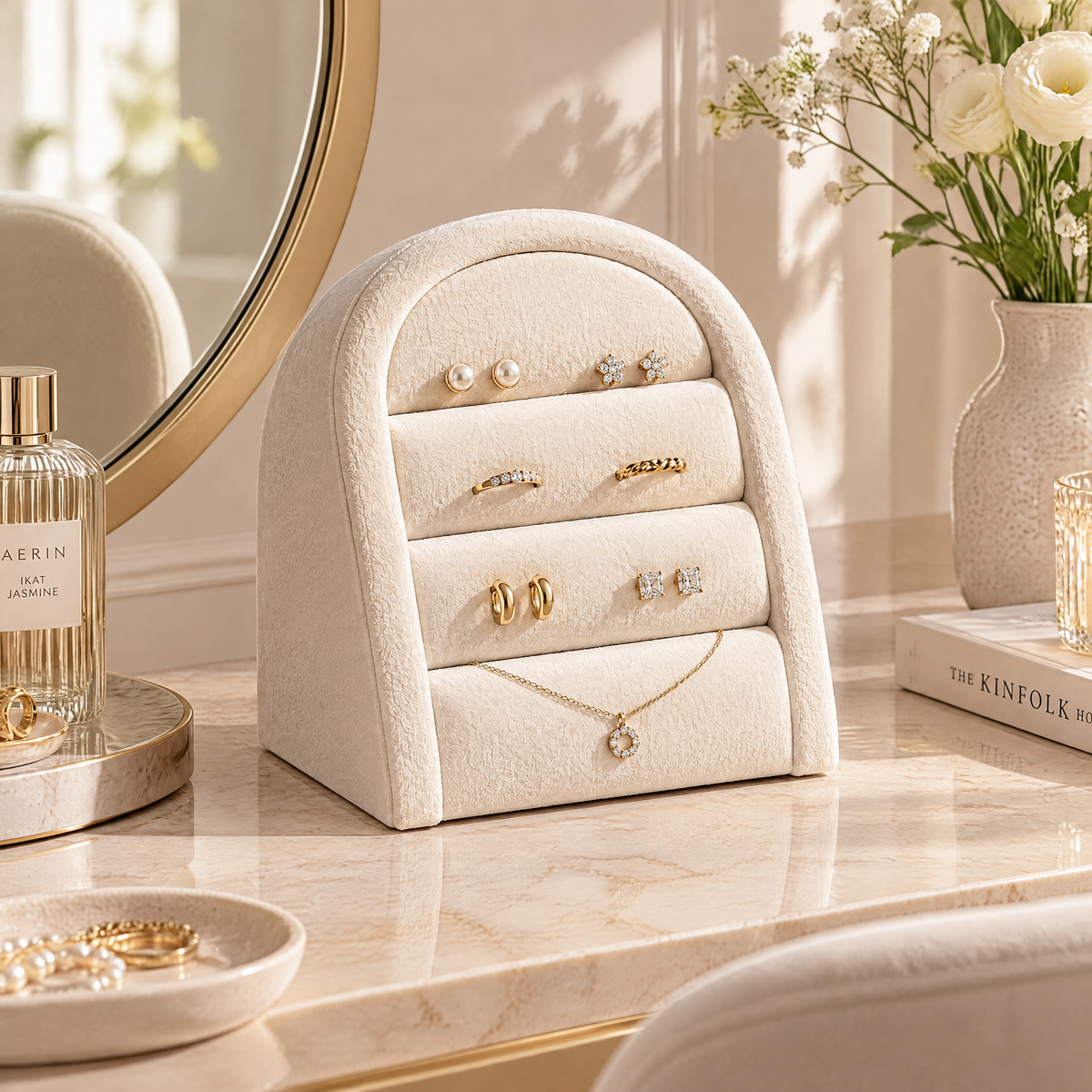 Ivory Arch Ring Display
